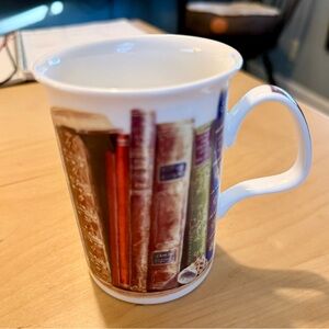 Vintage Book Pattern Mug